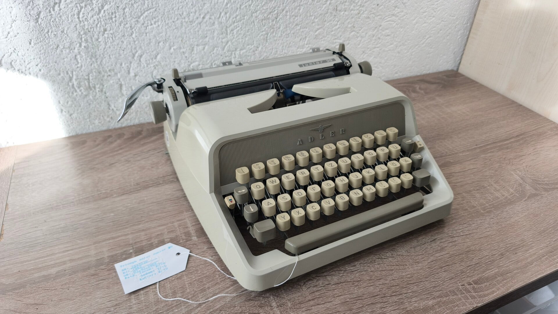 Triumph Junior 30 von 1967 Schreibmaschine