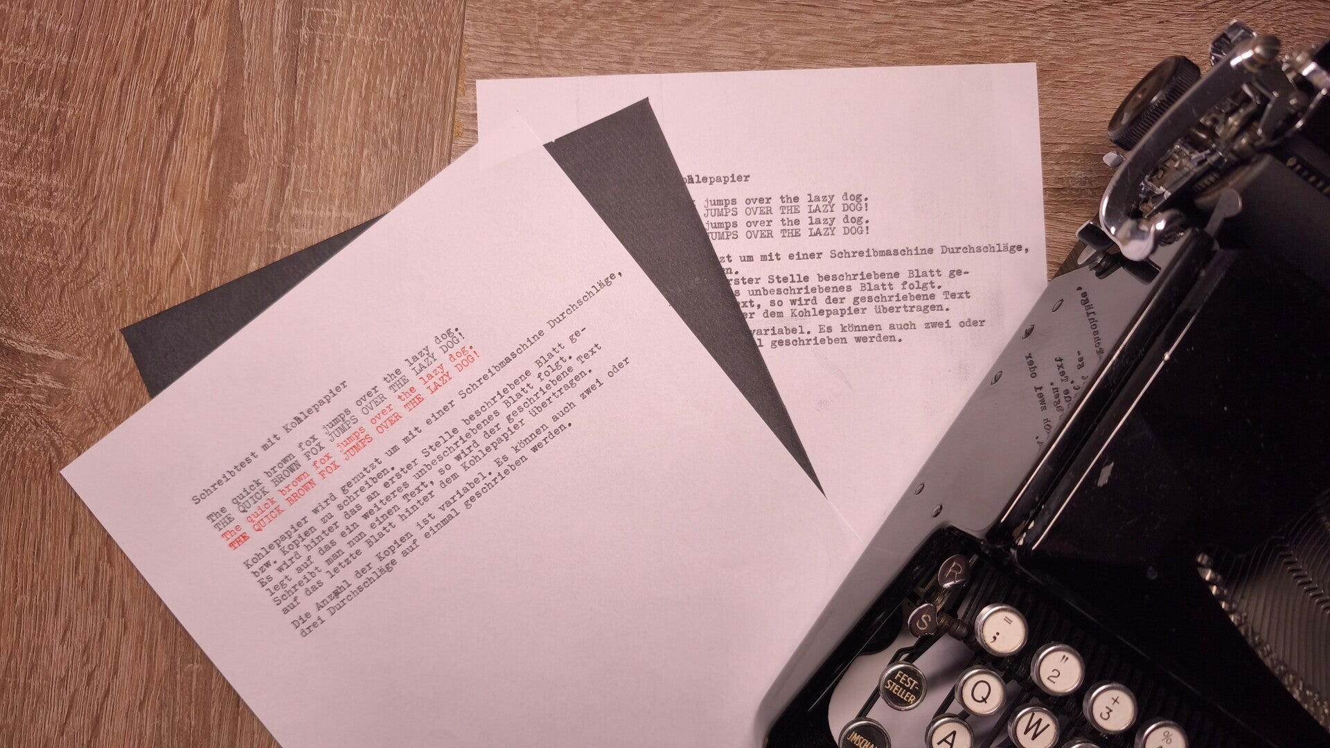 Schreibmaschinen Kohlepapier 10 Blatt