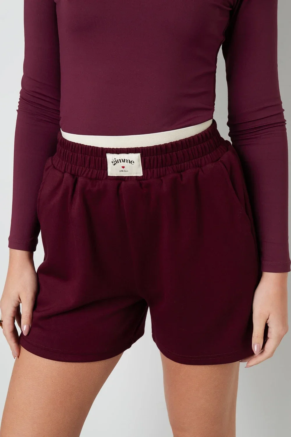Daisy short bordeaux