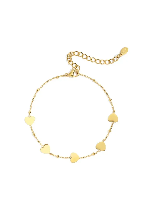 Heart around armbandje