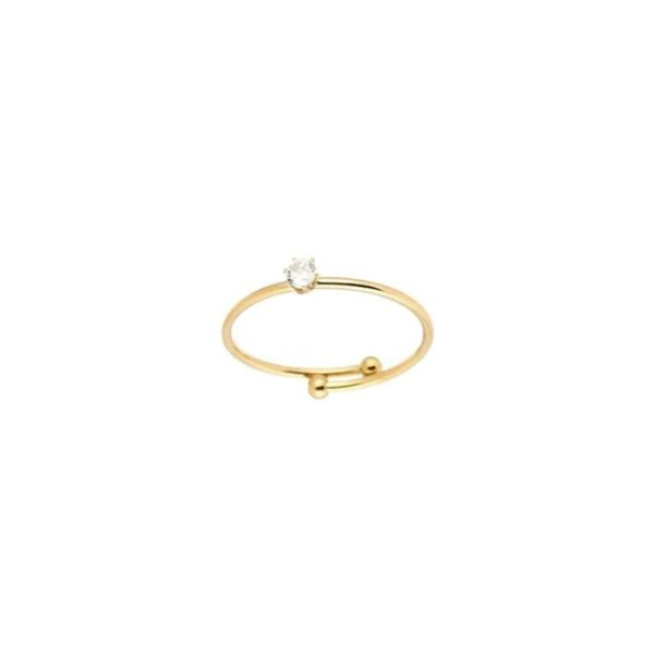 Ring met diamantje