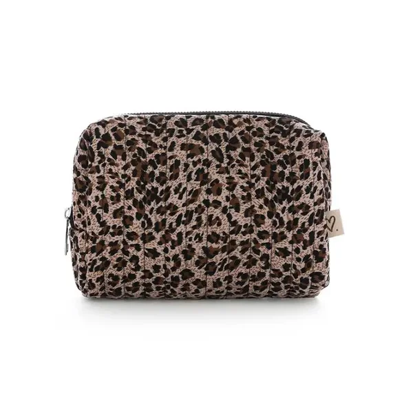 Leopard make-up tasje