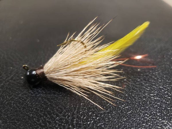 Elk hair jig. 1/8 oz. (3) pack.