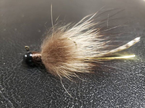 Coyote hair jig. 1/4 oz. (3) pack.