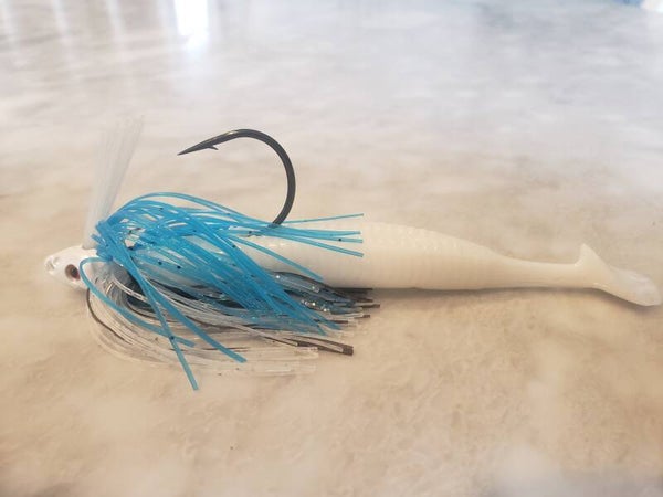 Joe's Magnum Series Swim Jig. Ice Ice Baby. 1/2 OZ.