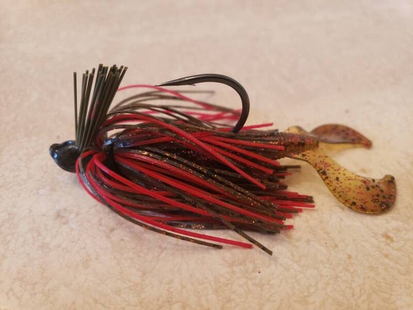 Joe's Custom Flipping Jig. Hot Sauce. 1/4 oz.