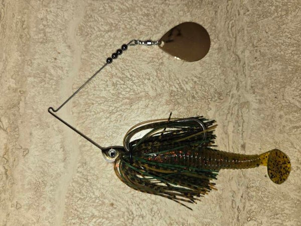 Elite Series Spinnerbait. Prickly Pear, single Colorado. 1/2 oz.