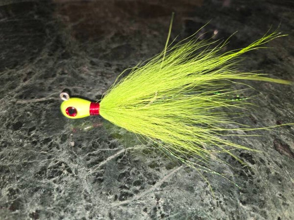 Joe's Magnum Surf Jigs. 1 oz. Chartreuse.