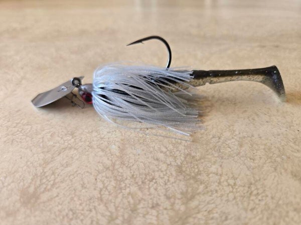 Joe's magnum swim jigs. Clearwater shad. 3/8 oz.