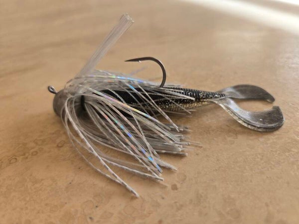 Joe's custom football jigs. Clearwater shad. 1/2 oz.