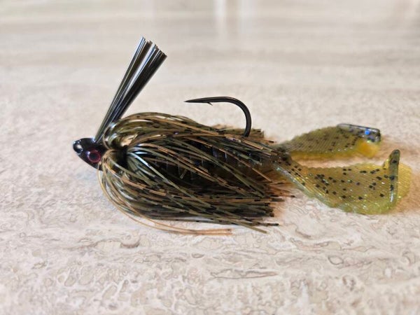 Joe's pro series swim jig. 1/4 oz. Sun Perch.