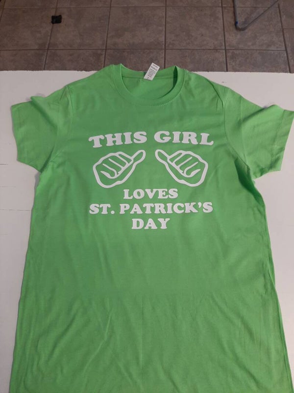 This girl loves st. patricks day
