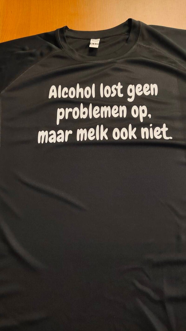 Alcohol lost geen problemen op