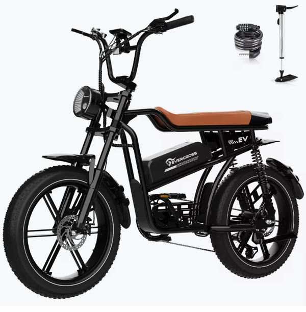 MTB Bici Elettrica 20" EK30-Batteria 750Wh-7 Velocità-Doppia Sospensione-NFC