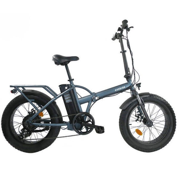 EVERIDE Bici elettrica a pedalata assistita pieghevole fat bike E-2500 Top Everide