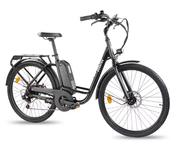 EVERIDE Bici elettrica a pedalata assistita da città e-bike Everide E 5000 nera