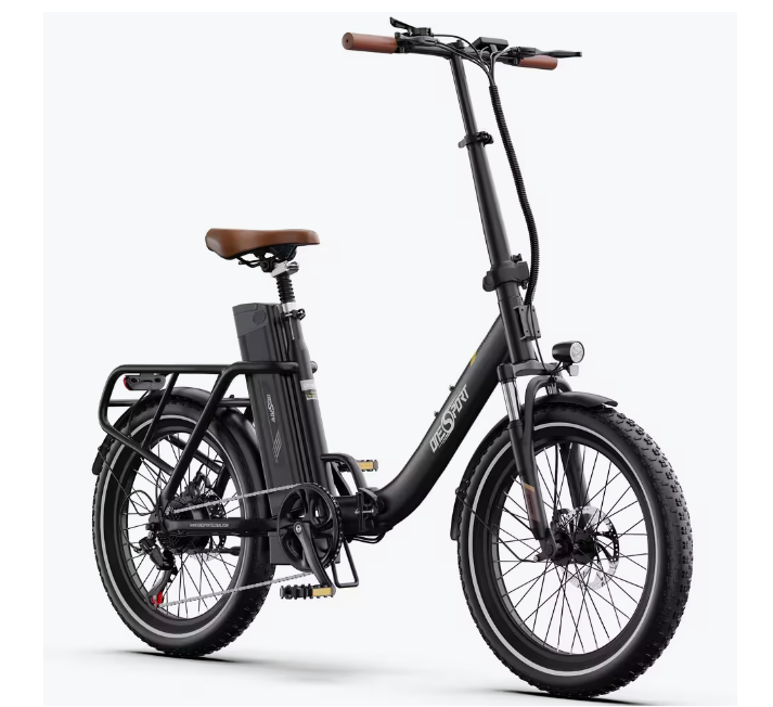 ONESPORT OT16-2 Bicicletta elettrica pieghevole retrò – motore da 250 W
