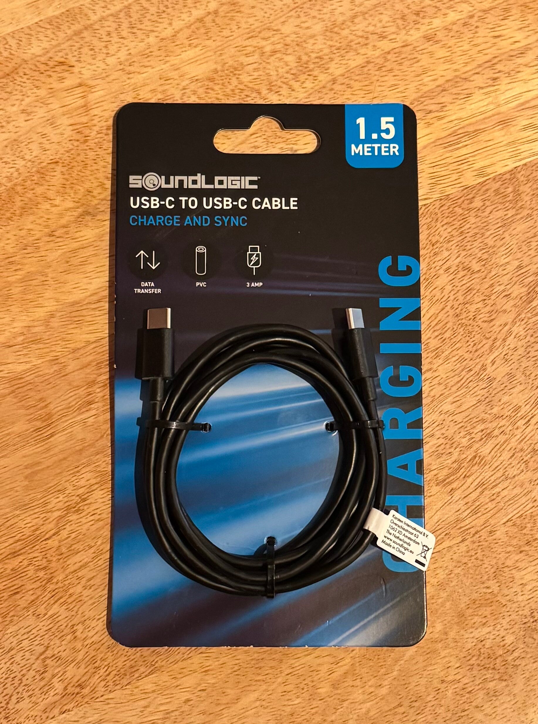 Soundlogic USB C - C 1,5 Meter