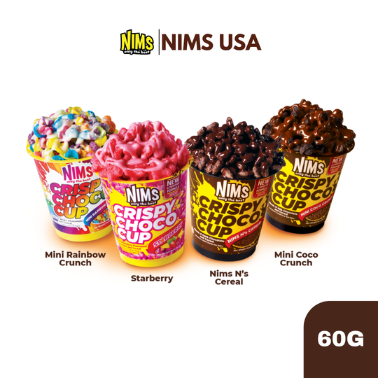NIMS Crispy Choco Cup, Assorted Flavors, 60g