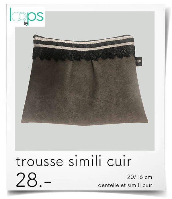 trousse simili cuir