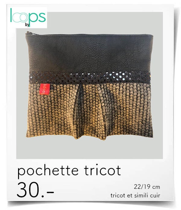 pochette tricot