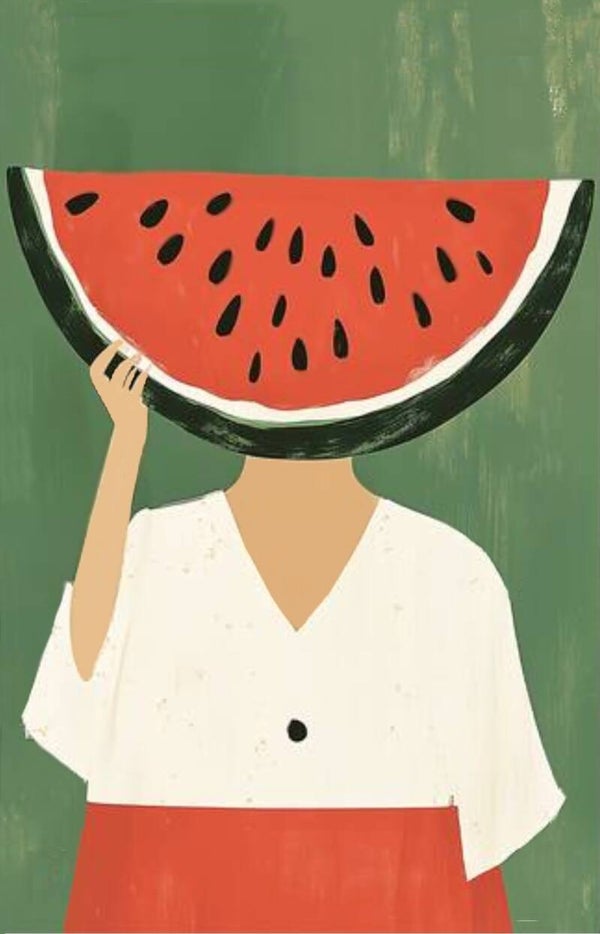 Watermelon Woman Art