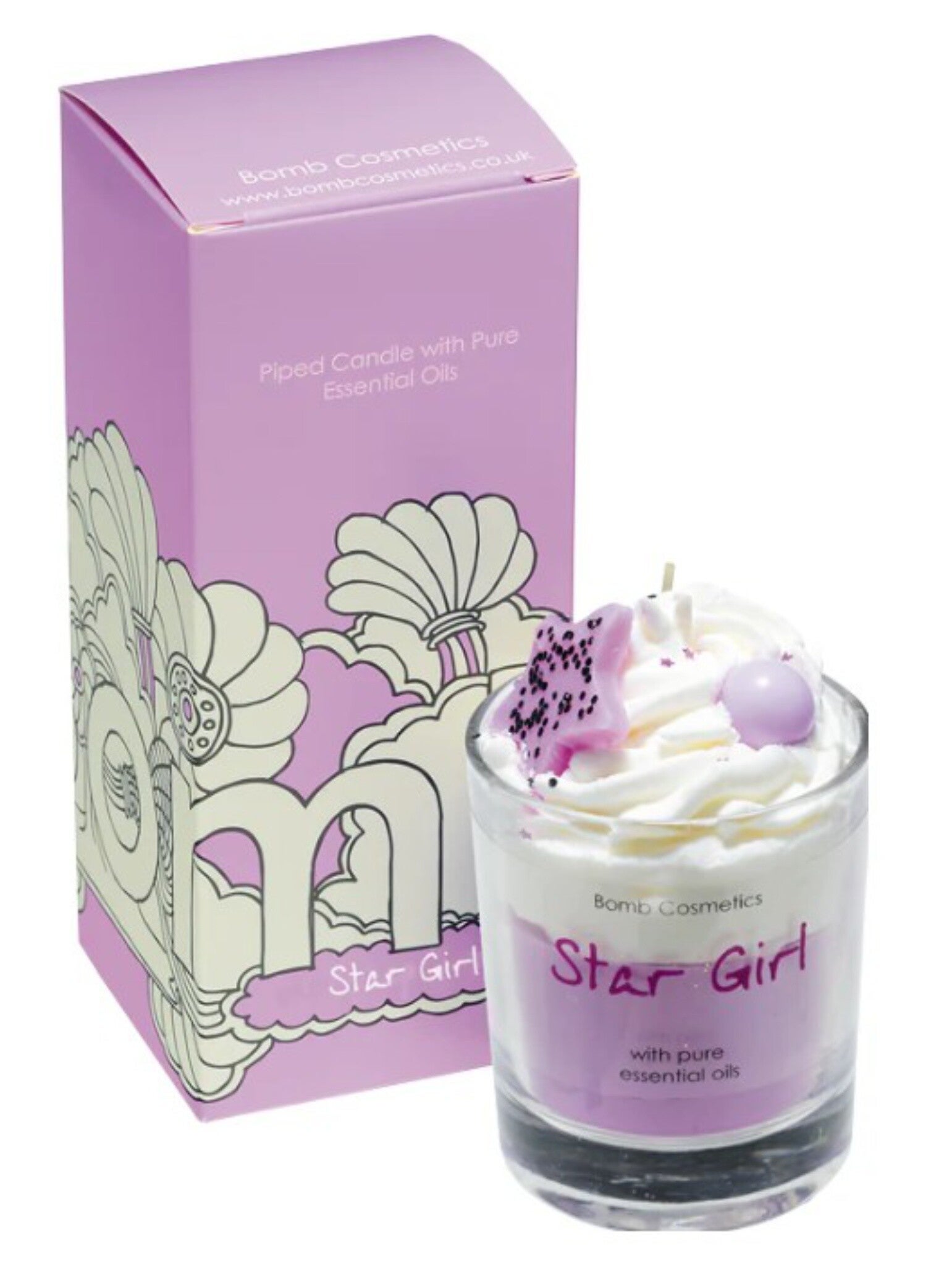 Star Girl Piped Candle: Your Stratospheric Escape