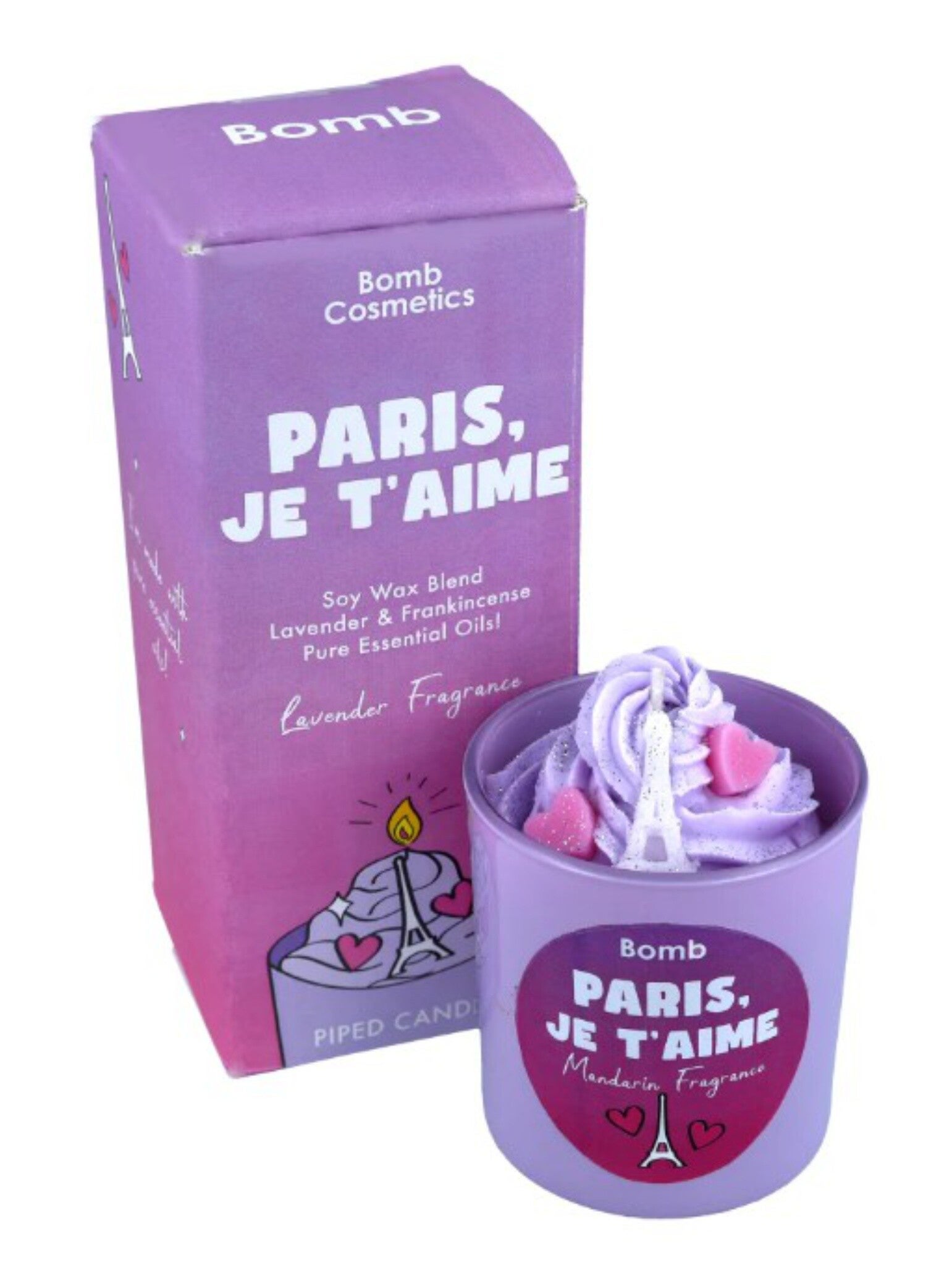Paris Je T'aime Piped Candle: The Essence of Romance