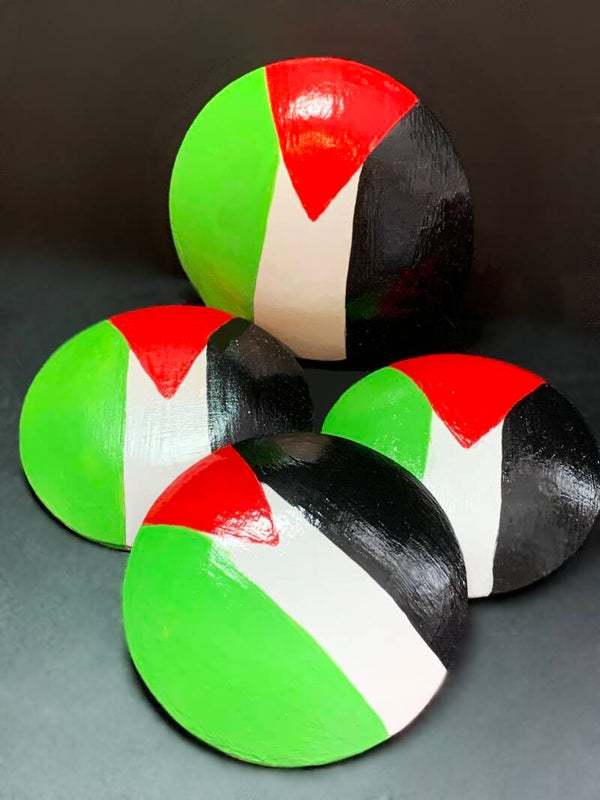 Palestinian Flag Badge & Fridge Magnets