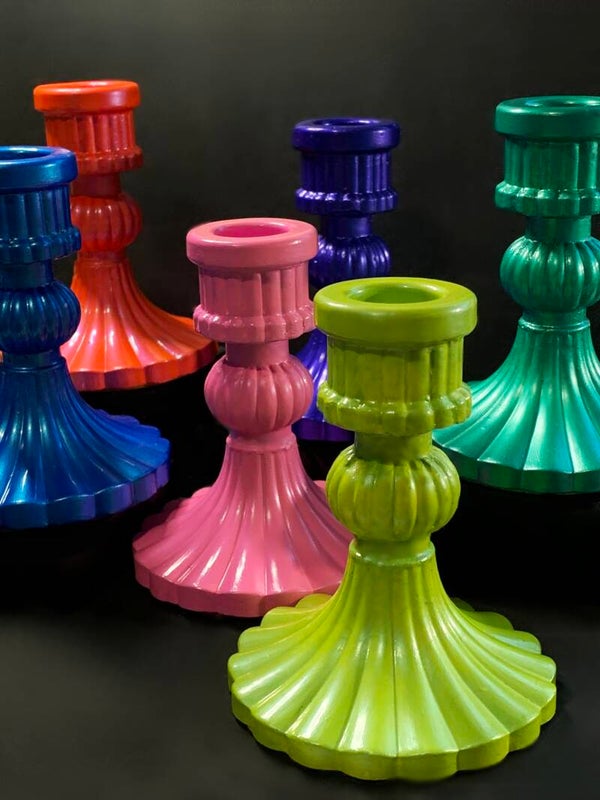 Candle Sticks - Multi Coloured