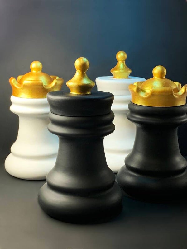 Chess Candle Holders