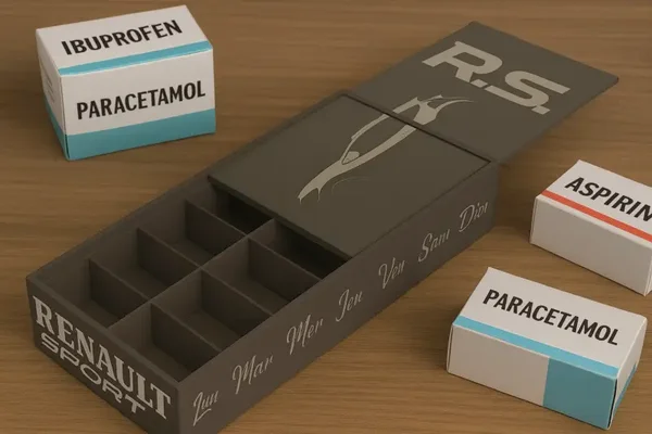 Boîte organisateur de médicaments personnalisée