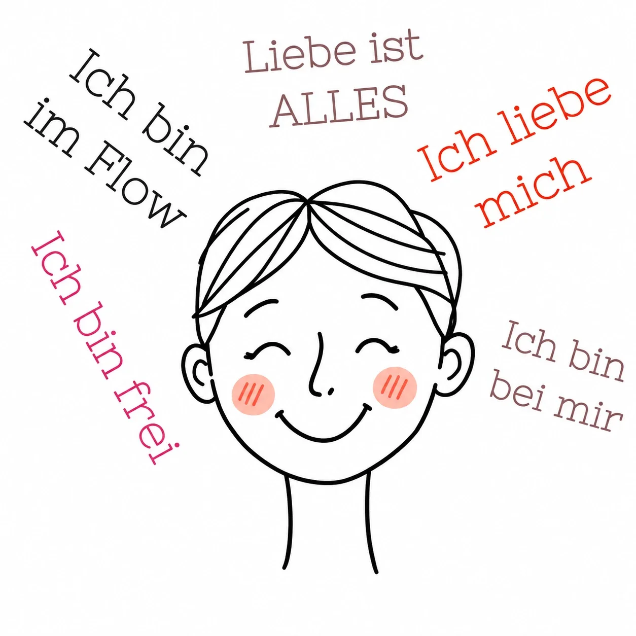 Ich bin im Flow. Liebe ist ALLES. Ich liebe mich. Ich bin bei mir. Ich bin frei.