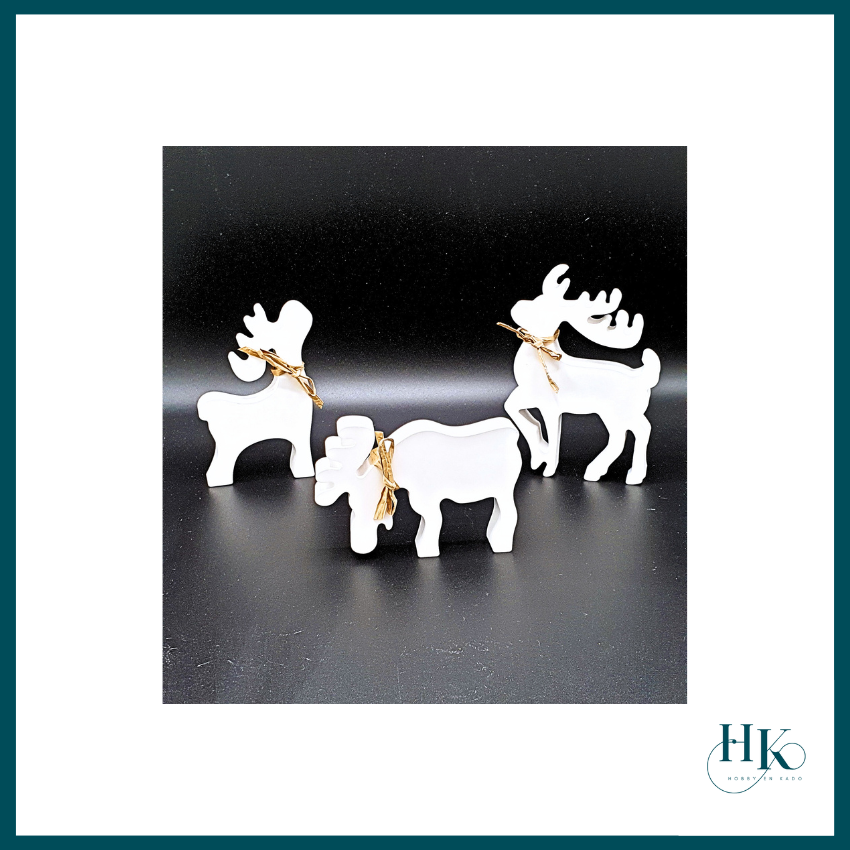 Porseleingips decoratieve Elanden