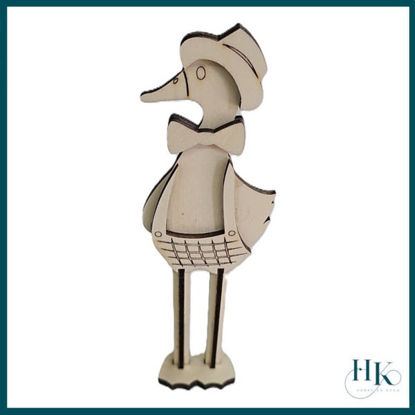 Paas Gans met tuinbroek DIY pakketje