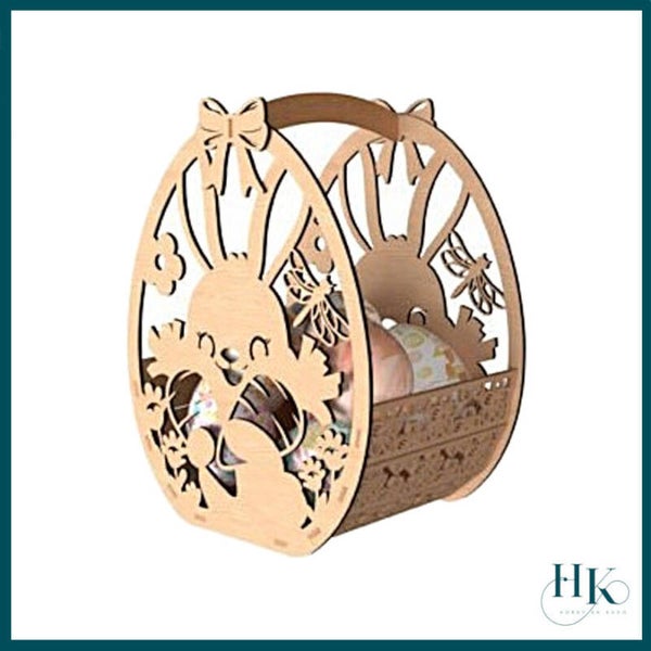 DIY Bouwpakket Paasmandje Paashaas met wortels.