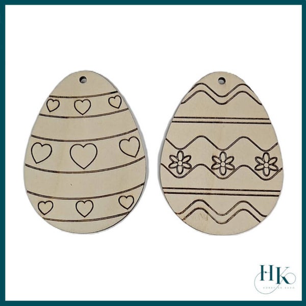 Paas eieren om te knutselen set 1