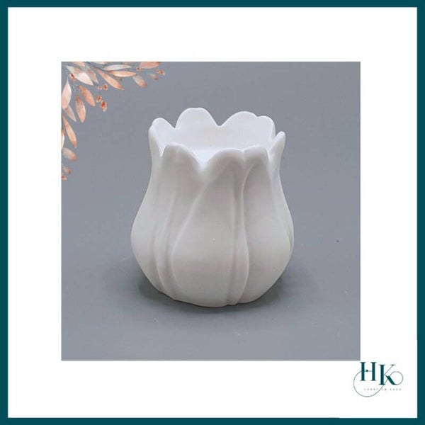 Porseleingips Decoratief  waxinelichthouder Tulp