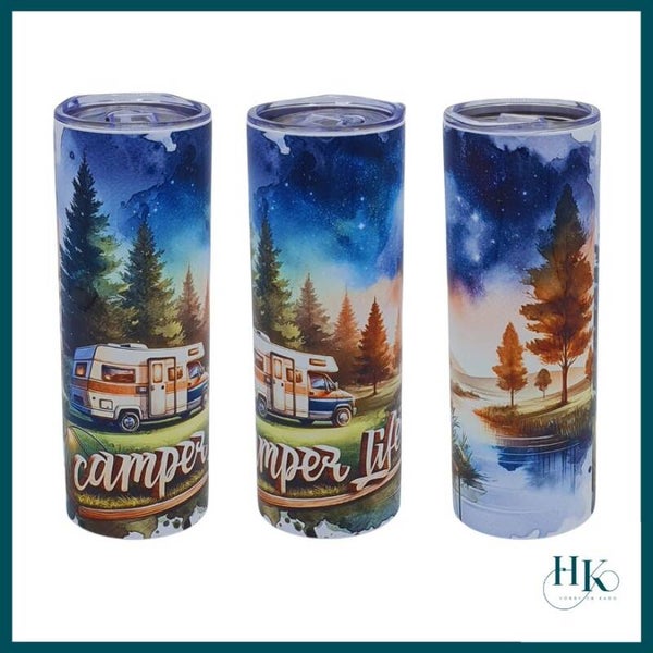 Bedrukte Tumbler Camper Life