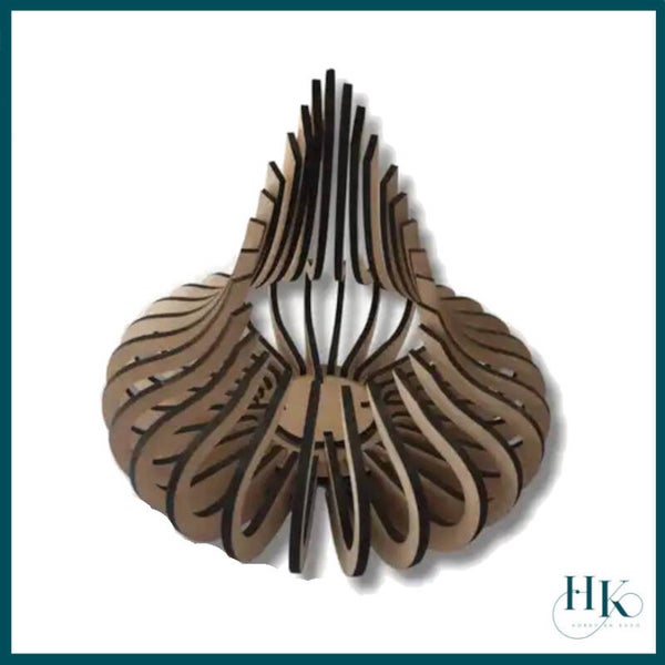 Houten waxinelicht houder Romy