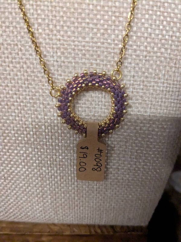 Beaded Pendant Necklace