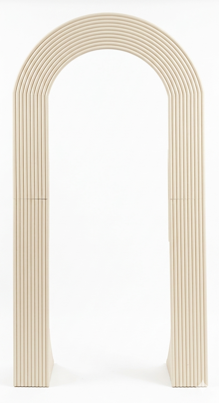 Open Oval Ripple Arch