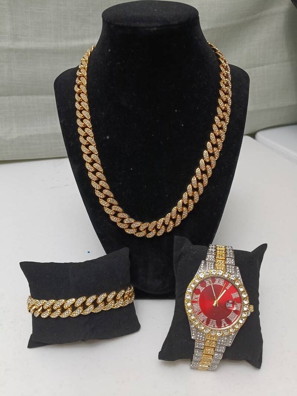 Gold chain set