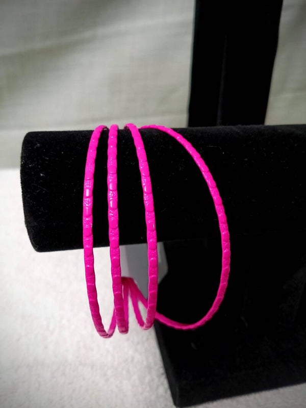Pink bracelets