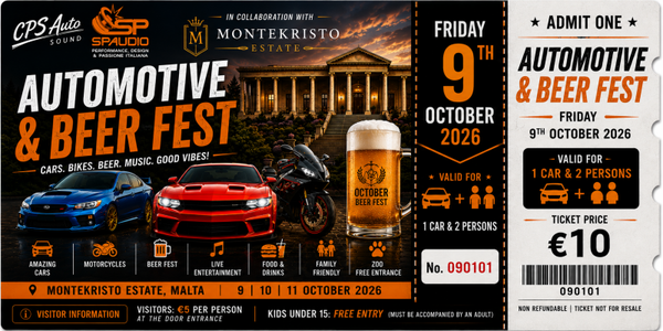 9th October, book yours on 99695716