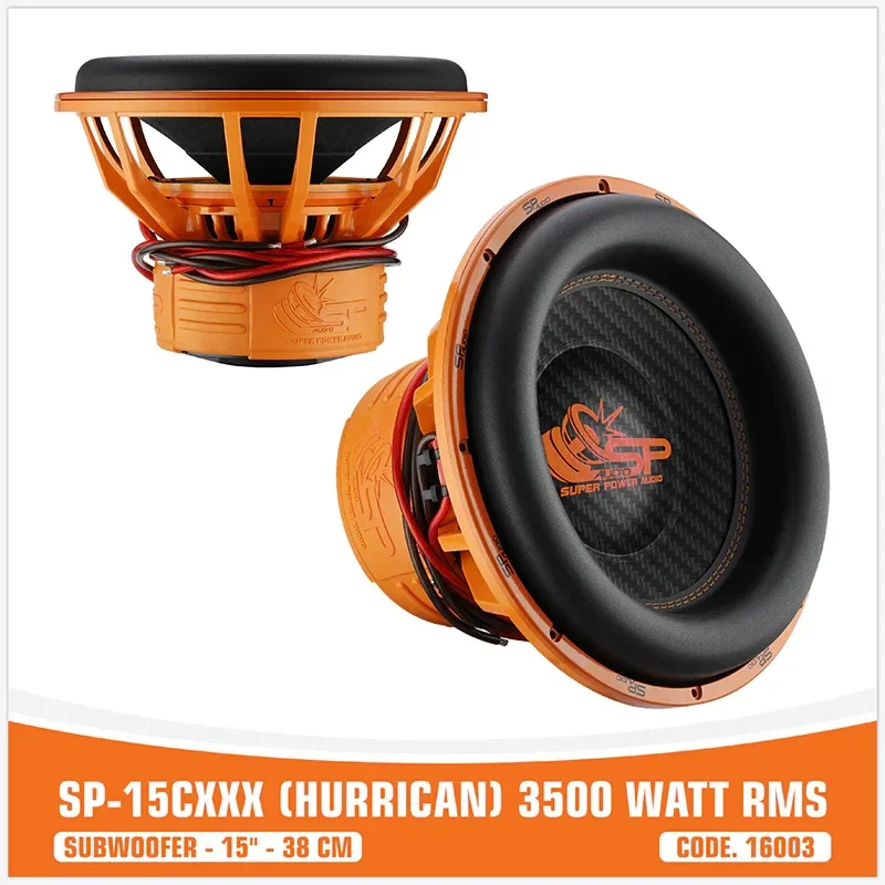 SP 15CXXX SUBWOOFER 15" HURRICAN / 3000 RMS