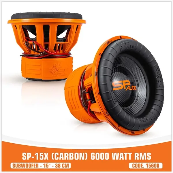 SP 15X CARBON FIBERS SUBWOOFER / 6000 RMS