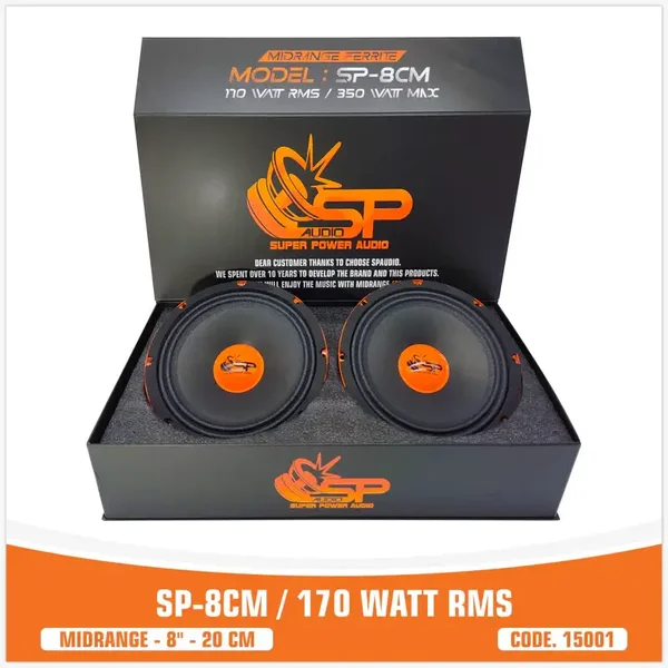 SP 8CM MIDRANGE BEST SELLER 8"/20CM 150W RMS