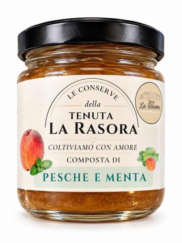 Composta di Pesche e Menta