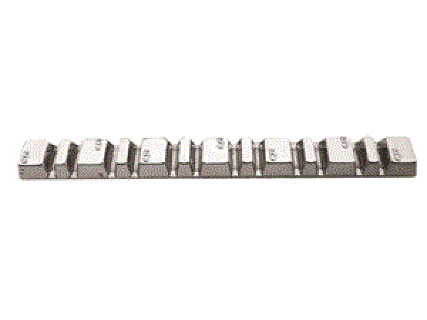 Contrappeso adesivo moto 50gr. (7x5 + 6x2,5) NERO - 50pz. Codice: CP-715-B
